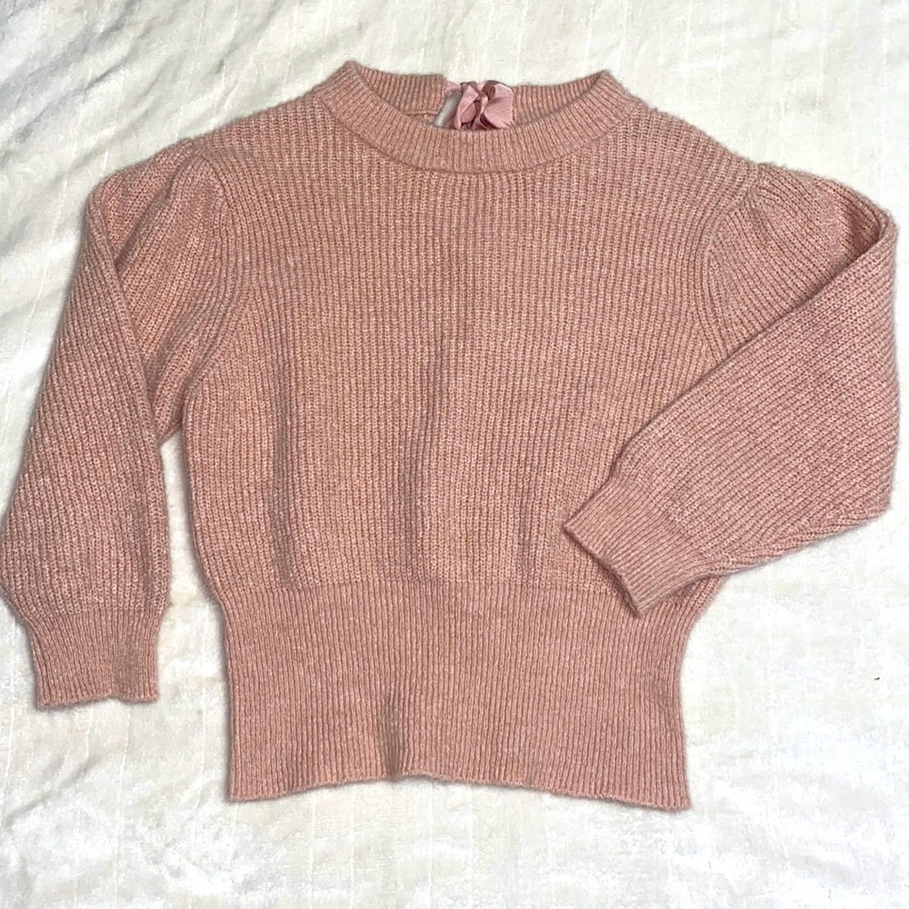 Pink Fall MNG Pullover Sweater